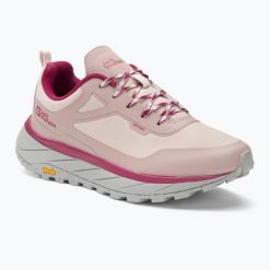 Buty turystyczne damskie Jack Wolfskin Terrashelter Low. Czerwone obuwie trekkingowe damskie Jack Wolfskin, bez zapięcia. Za 299.99 zł.