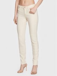 Guess Jeansy Annette W3GA99 D4ZO1 Écru Skinny Fit. Jeansy damskie Guess, z aplikacjami, z jeansu. Za 719.99 zł.