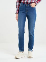 Jeansy damskie z wysokim stanem niebieskie Katrina High Waist 344. Niebieskie jeansy damskie Big Star, z podwyższonym stanem. W wyprzedaży za 199.99 zł.
