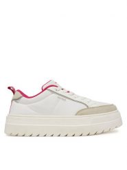 HUGO Sneakersy Lyssa Tenn 50536343 Biały. Białe obuwie sportowe damskie Hugo, ze skóry, bez zapięcia. Za 649.99 zł.
