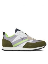 Pepe Jeans Sneakersy Foster Boy Print PBS30554 Zielony. Zielone buty sportowe chłopięce Pepe Jeans, z jeansu, bez zapięcia. Za 569.99 zł.