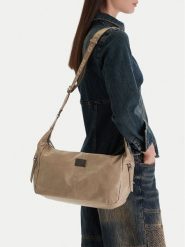 G-Star Raw Torebka C-LDA5453B Beżowy. Brązowe listonoszki damskie G-Star Raw, bez wzorów, z materiału, bez dodatków. Za 179.99 zł.