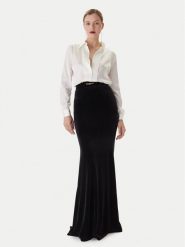 Elisabetta Franchi Sukienka wieczorowa AB-R46-57E2-V100 Biały Regular Fit. Białe sukienki damskie Elisabetta Franchi, bez wzorów, z syntetyku, wizytowe, bez ramiączek. Za 3,679.00 zł.