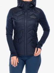 Kurtka hybrydowa damska Peak Performance Elevate Liner Hybrid Hood. Niebieskie kurtki damskie Peak Performance, l, bez wzorów, z materiału, bez kaptura. Za 834.89 zł.