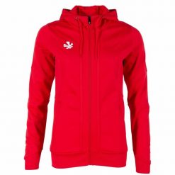 Damska bluza dresowa zapinana na zamek z kapturem Reece Australia Cleve TTS. Czerwone bluzy damskie REECE, l, bez wzorów, z dresówki, z kapturem. Za 277.50 zł.