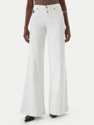 Versace Jeans Couture Jeansy 80HAB561 CEWCA Biały Wide Leg. Białe jeansy damskie Versace Jeans Couture. Za 1,179.00 zł.