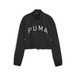 Kurtka damska PUMA Fit Move Woven. Czarne kurtki sportowe damskie Puma, na lato, xs, bez wzorów, z materiału, bez kaptura. Za 249.99 zł.
