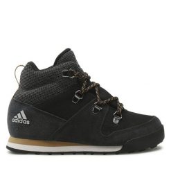 Trekkingi adidas. Czarne obuwie sportowe damskie Adidas, bez zapięcia. Za 349.99 zł.