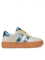 Primigi Sneakersy 7926055 M Srebrny. Szare buty sportowe dziewczęce Primigi, bez wzorów, ze skóry, bez zapięcia. Za 159.99 zł.