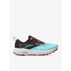 Buty trailowe damskie Brooks Cascadia 17. Niebieskie obuwie sportowe damskie Brooks, bez zapięcia, do biegania. Za 625.05 zł.