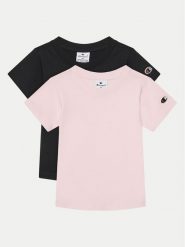 Champion Komplet t-shirtów 404773 Kolorowy Regular Fit. Koszulki i t-shirty dziewczęce Champion, bez wzorów, z bawełny, bez kołnierzyka, bez ramiączek. Za 69.99 zł.