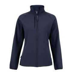 Kurtka Damska Expert Basecamp Soft Shell. Niebieskie kurtki sportowe damskie Craghoppers, bez wzorów, z softshellu, bez kaptura. Za 239.99 zł.