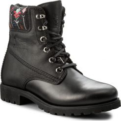 Trapery PANAMA JACK - Panama 03 Go B1 Black. Czarne trapery damskie Panama Jack, z materiału. W wyprzedaży za 459.00 zł.
