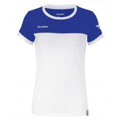 Koszulka tenisowa damska Tecnifibre F1 Stretch T-shirt. Białe koszulki damskie TECNIFIBRE, bez wzorów, bez kołnierzyka, bez ramiączek. Za 59.00 zł.