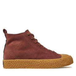 Trapery Palladium. Czerwone trapery damskie Palladium, bez zapięcia. Za 349.99 zł.
