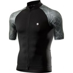 Koszulka rowerowa Fancy. Czarne koszulki damskie SIXS, l, bez wzorów, z poliesteru, bez kołnierzyka, bez ramiączek. W wyprzedaży za 275.50 zł.