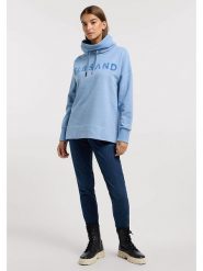 ELBSAND Bluza "Birna" w kolorze błękitnym rozmiar: M. Niebieskie bluzy damskie ELBSAND, m, bez wzorów, bez kaptura. Za 175.67 zł.