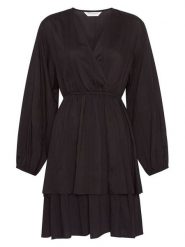 MOSS COPENHAGEN Sukienka "Hilena" w kolorze brązowym rozmiar: M. Brązowe sukienki damskie Moss Copenhagen, bez wzorów, bez ramiączek. Za 206.42 zł.