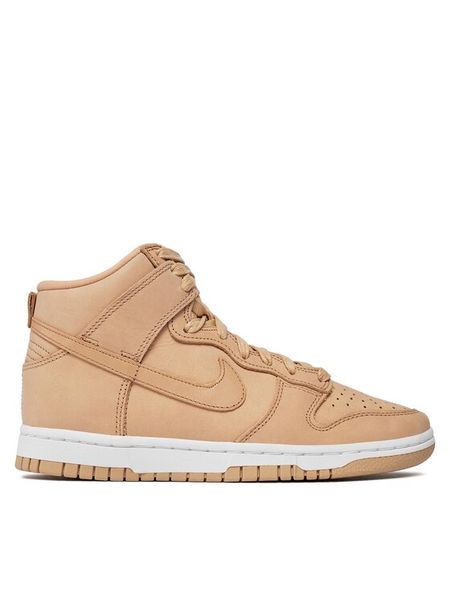 Nike Sneakersy Dunk High Prm Mf DX2044 201 Beżowy. Brązowe obuwie sportowe damskie Nike, z nubiku, bez zapięcia. Za 539.99 zł.
