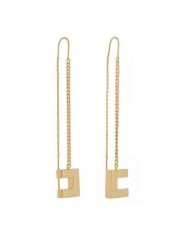 Elisabetta Franchi Kolczyki OR-16A-56E2-V170 Złoty. Żółte kolczyki damskie Elisabetta Franchi, metalowe. Za 739.99 zł.