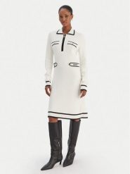 Liu Jo Sport Sukienka dzianinowa TF5251 MS59L Écru Regular Fit. Sukienki damskie Liu Jo Sport, bez wzorów, z dzianiny, sportowe, bez ramiączek. Za 899.99 zł.