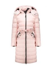 Canadian Peak Płaszcz zimowy "Cabimeak" w kolorze jasnoróżowym rozmiar: XL. Różowe płaszcze damskie Canadian Peak, na zimę, xl, bez wzorów, z puchu, bez kaptura. Za 329.95 zł.
