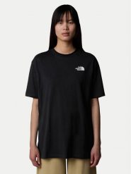 The North Face T-Shirt Simple Dome NF0A87NQ Czarny Oversize. Czarne t-shirty damskie The North Face, s, bez wzorów, z bawełny, bez kołnierzyka. Za 99.99 zł.