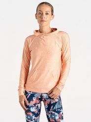 Dare 2b Bluza sportowa "Sprint City" w kolorze brzoskwiniowym rozmiar: 46. Pomarańczowe koszulki sportowe damskie Dare 2b, bez wzorów, z materiału, bez ramiączek, do biegania. Za 65.23 zł.