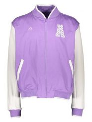Adidas Bluza w kolorze fioletowym rozmiar: M. Różowe bluzy damskie Adidas, m, bez wzorów, z bawełny, bez kaptura. Za 198.10 zł.