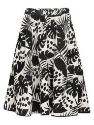 Danamade Spódnica "Dxahara" w kolorze biało-czarnym rozmiar: S. Białe spódnice damskie Danamade, na co dzień, s, bez wzorów, midi. Za 83.42 zł.