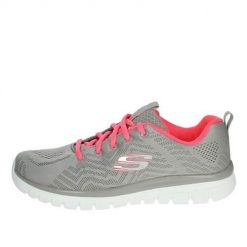 Buty treningowe damskie Skechers Graceful Get Connect. Szare obuwie sportowe damskie Skechers, z materiału, bez zapięcia, trekkingowe. W wyprzedaży za 229.00 zł.