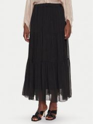 Dixie Spódnica maxi G207W007A Czarny Regular Fit. Czarne spódnice damskie Dixie, s, bez wzorów, z wiskozy, maxi. Za 319.99 zł.