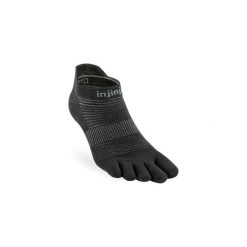 Skarpetki Injinji Original Weight No-Show. Czarne skarpetki damskie Injinji, bez wzorów, ze skóry. Za 132.00 zł.