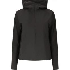 Bluza damska z kapturem Athlecia. Czarne bluzy damskie Athlecia, bez wzorów, z materiału, z kapturem. Za 217.00 zł.