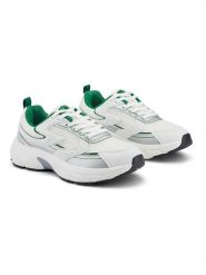 Inselhauptstadt Sneakersy w kolorze biało-srebrnym rozmiar: 41. Białe obuwie sportowe damskie Inselhauptstadt, z materiału, bez zapięcia. Za 130.45 zł.