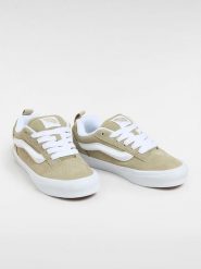 Vans Skórzane sneakersy "Knu Skool" w kolorze beżowym rozmiar: 40. Brązowe obuwie sportowe damskie Vans, bez zapięcia. Za 188.85 zł.