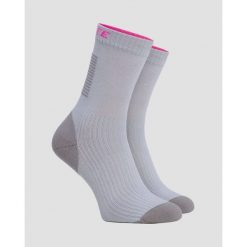 Skarpety Dolomite WALKING GREY FUCHSIA PINK. Czerwone skarpetki damskie Dolomite, bez wzorów. W wyprzedaży za 56.00 zł.