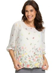 WITT WEIDEN Bluzka w kolorze białym rozmiar: 50. Białe bluzki damskie WITT WEIDEN, bez wzorów, bez kołnierzyka, bez ramiączek. Za 69.99 zł.