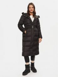 Geox Płaszcz zimowy Pheby W4626V T3146 F9000 Czarny Regular Fit. Czarne kurtki damskie Geox, na zimę, bez wzorów, z syntetyku, bez kaptura. Za 1,259.00 zł.