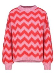 Sublevel Sweter w kolorze różowo-jasnoróżowym rozmiar: L/XL. Czerwone swetry klasyczne damskie Sublevel, l, bez kołnierzyka. Za 172.08 zł.