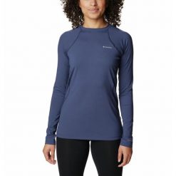 Koszulka Termiczna Damska Columbia Midweight Stretch Long Sleeve Top. Niebieskie koszulki damskie Columbia, l, bez wzorów, bez kołnierzyka, bez ramiączek. Za 166.99 zł.