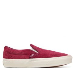 Tenisówki Vans. Czerwone trampki damskie Vans, bez wzorów, bez zapięcia. Za 259.99 zł.