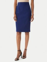 Maryley Spódnica mini 26EB710/43FR Granatowy Regular Fit. Niebieskie spódnice damskie Maryley, m, bez wzorów, z syntetyku, mini. Za 229.99 zł.