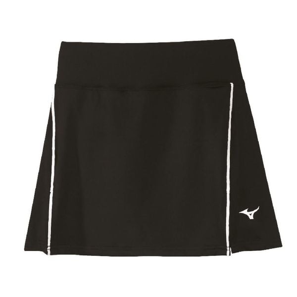 Spódnica zespołowa Mizuno Hex Rect. Czarne spódnice damskie Mizuno, l, bez wzorów, z elastanu, sportowe. Za 163.10 zł.