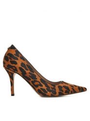 Guess Szpilki FLFPYY LEA08 Kolorowy. Szpilki damskie Guess, z aplikacjami, ze skóry, bez obcasa, na szpilce, bez zapięcia. Za 759.99 zł.