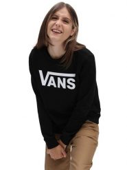 Vans Bluza w kolorze czarnym rozmiar: XS. Czarne bluzy damskie Vans, xs, bez wzorów, z bawełny, bez kaptura. Za 191.95 zł.