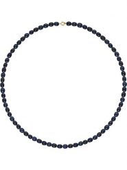 Mitzuko Naszyjnik perłowy w kolorze tahiti - dł. 42 cm rozmiar: onesize. Niebieskie naszyjniki damskie Mitzuko, z perłą, złote. Za 295.99 zł.