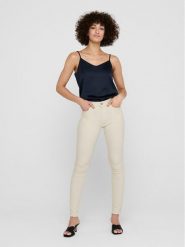 ONLY Jeansy 15218655 Écru Skinny Fit. Jeansy damskie Only. Za 199.99 zł.