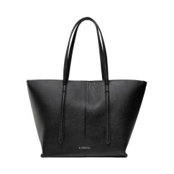 Torebka Lasocki. Czarne shopper bag Lasocki, bez dodatków. Za 221.97 zł.