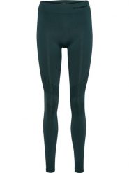 Damskie legginsy bezszwowe z wysokim stanem Hummel Shaping. Zielone legginsy damskie Hummel, s, bez wzorów, z dzianiny. Za 168.00 zł.